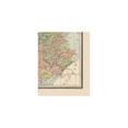 thumbnail image 2 of Historic Map - Scotland - Cram 1888 - Vintage Wall Art, 2 of 4