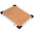 thumbnail image 4 of FENGGUIQU 2 Sets Rectangular Cork Bulletin Boards for Office Home School Secure Photos Messages, 4 of 6
