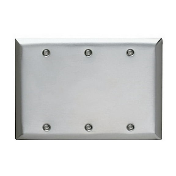 LEGRAND Smooth metal wallplate