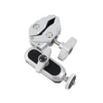 thumbnail image 1 of Aluminum Alloy Action Camera Bike Mount, Camera Mounts Clamp Mount  Handlebar Adapter Mount 1.5kg Load Capacity with Dual 360Rotatable Ball Head with  Adapter, 1 of 7