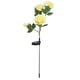 thumbnail image 4 of Luz de flor con energía solar, luz de rosa solar 4 Luz de flor de rosa impermeable Lámpara de rosa LED para exteriores Integración perfecta, 4 of 8