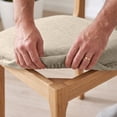 thumbnail image 5 of Velvet Stretch Dining Chair Seat Covers Elastic Cushion Slipcovers,D, 5 of 6
