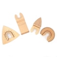 thumbnail image 1 of Multitool Blades, Saw Blades, Universal Oscillating Tool Blades Multi Tool Blades Kit 4Pcs For  Wood Soft Metal Plastics, 1 of 8