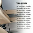thumbnail image 5 of Kojem Driver Bottom Seat Cover LH Left Side for 2002-2007 Ford F250 F350 Super Duty Lariat XLT Tan Synthetic Leather, 5 of 13