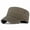 Coffee, variant on Men Solid Cotton Army Cadet Combat Military Hat Flat Sun Summer Baseball Cap