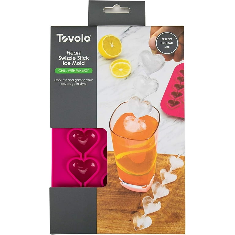 TOVOLO STAR SWIZZLE STICK ICE MOLD DRINK STIRRER SILICONE ICE