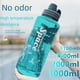 thumbnail image 2 of Botella de agua de plástico de gran capacidad para hombre, portátil, para deportes al aire libre, fitness, gran espacio, 2000 ml, 2 of 5