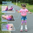 thumbnail image 6 of Kids Knee Pads Elbow Pad Guards Set Multi Sports Roller Skates Skateboarding Mountain Inline Biking BMX Skating Cycling Bicycle Scooter Rock Climbing, 6 of 9