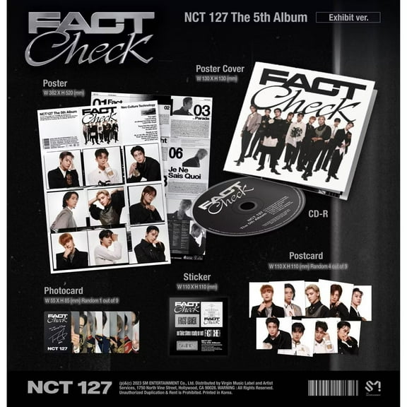 NCT 127 - The 5th Album “Fact Check” - Music & Performance - CD