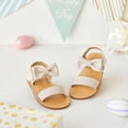 thumbnail image 3 of Toddler Girl Beige Sandals Size 9 - Little Girl Summer Dress Shoes Lightweight Open Toe Beach Holiday, 3 of 6