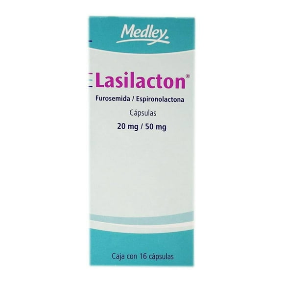 Lasilacton 20 mg/50 mg 16 cápsulas