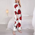 thumbnail image 3 of Balery Fly Flying Ladybug Conjunto de Pijama con Estampado para Mujer, Conjunto de Dos Piezas con Manga Larga, Ropa de Dormir Suave con Bolsillos, Pijamas Cómodos-Large, 3 of 7