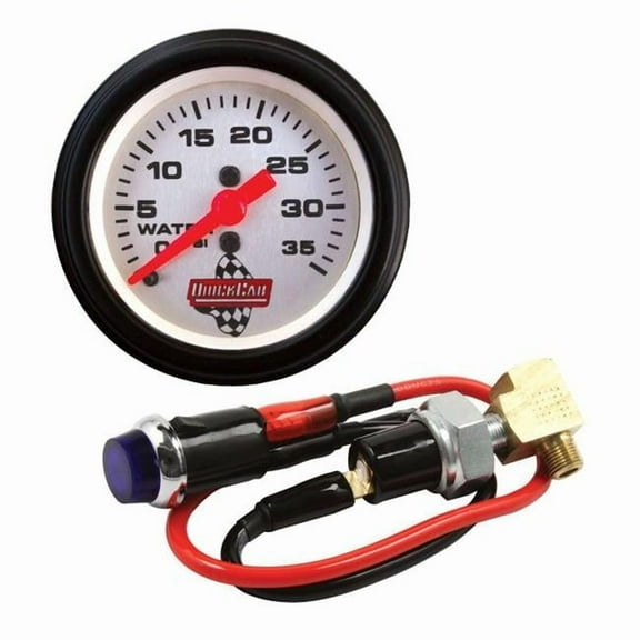 Quickcar Racing Products QRP61-716 Quick-Light Water Pressure Kit with Gauge