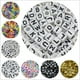 thumbnail image 2 of 5mm 6mm 7mm Mixed Letter Beads Oval /Square Shape Alphabet Beads For Jewelry Making DIY Charms Bracelet Necklace Accessories, 2 of 5