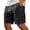b-219Black898, variant on PIMSSY Men Casual Summer Shorts Lightweight Loose Fit Beach Walking Comfortable Elastic Waist Breathable Outdoor Shorts Solid Color Male Cozy Bottoms