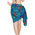 thumbnail image 3 of HAPPY BAY Women's Beachwear Summer Bikini Wraps Beach Wrap Sarong Coverups Skirt Swimsuit Swimwear Bathing Suit Swim Cover ups for Womens One Size Aqua, Blue, 3 of 4