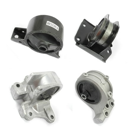 Fits: 2000-2005 Mitsubishi Eclipse 2.4 Motor & Trans Mount 4PCS for Auto Transmission 00 01 02 03 04 05 A6699 A4621 A4612