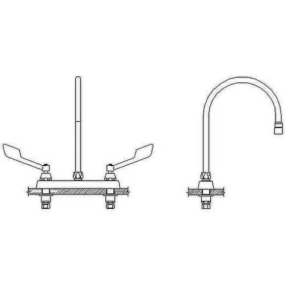 Delta 26C3955-R7 Commercial Kitchen Faucet - Chrome