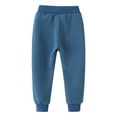 thumbnail image 6 of Boys Baseball Pants Grey Trousers Loose Baby Pants Girls Boys Winter Toddler Solid Sport Pants Boys Pants Light Blue, 2T, 6 of 8