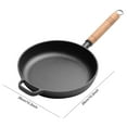 thumbnail image 3 of Yibooy Cast Iron Mini Frying Pan 26cm Nonstick Skillet Cookware Kitchen Omelette Pan, 3 of 8