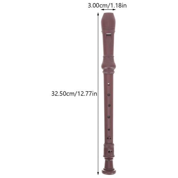 ifundom 8-Hole Student Clarinet in Brown ABS Plastic, Beginner Clarinet with Precise Pitch for Practice and Learning