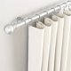 thumbnail image 5 of Upgrade Your Bathroom with our Set of 2 Adjustable Curtain Rod Wall Bracket Hooks in Silvery Black and Bronze - Perfect Bathroom Accessories!, 5 of 5