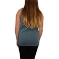 thumbnail image 3 of UFC Womens Slouchy Tank Top, Blue, Large, 3 of 3