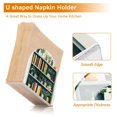 thumbnail image 5 of Yayeee Napkin Holder for Table Set of 2 Kitchen Paper Tissue Organization, White Shelf, 5 of 8