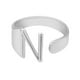 thumbnail image 1 of Anillos para mujer, regalos para mujer, anillo de pareja de moda, anillo abierto con veintiséis letras en inglés, joyería para pareja, anillo con letras, 1 of 3