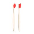 thumbnail image 1 of Bamboo Toothbrush Manual Toothbrush Nylon Bristle Toothbrush, 1 of 10