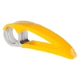 thumbnail image 2 of SeekLGT Banana Slicer ABS and Stainless Steel Handheld Fruit Slicer and Vegetable Chopper for Strawberry Grape Cucumber and Salad Preparation Yellow 1 Pack, 2 of 9