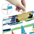 thumbnail image 6 of FORMRS Acrylic Clipboard with Low Profile Clip Standard A4 Letter Size, 12.5" x 9", Colorful Sailboats, 6 of 8