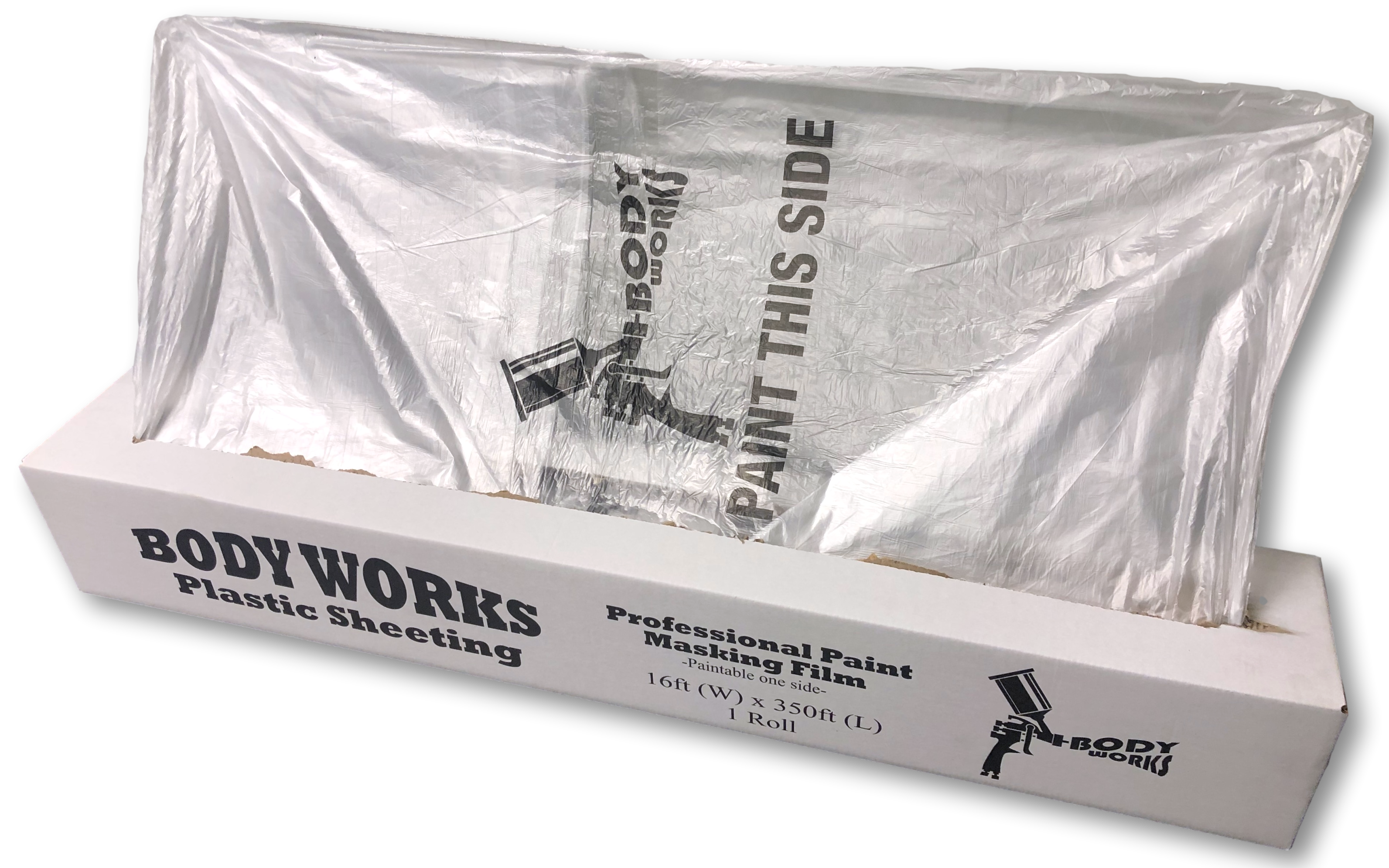 Body Works Plastic Sheeting 16'x350' Paint Protection Sheeting