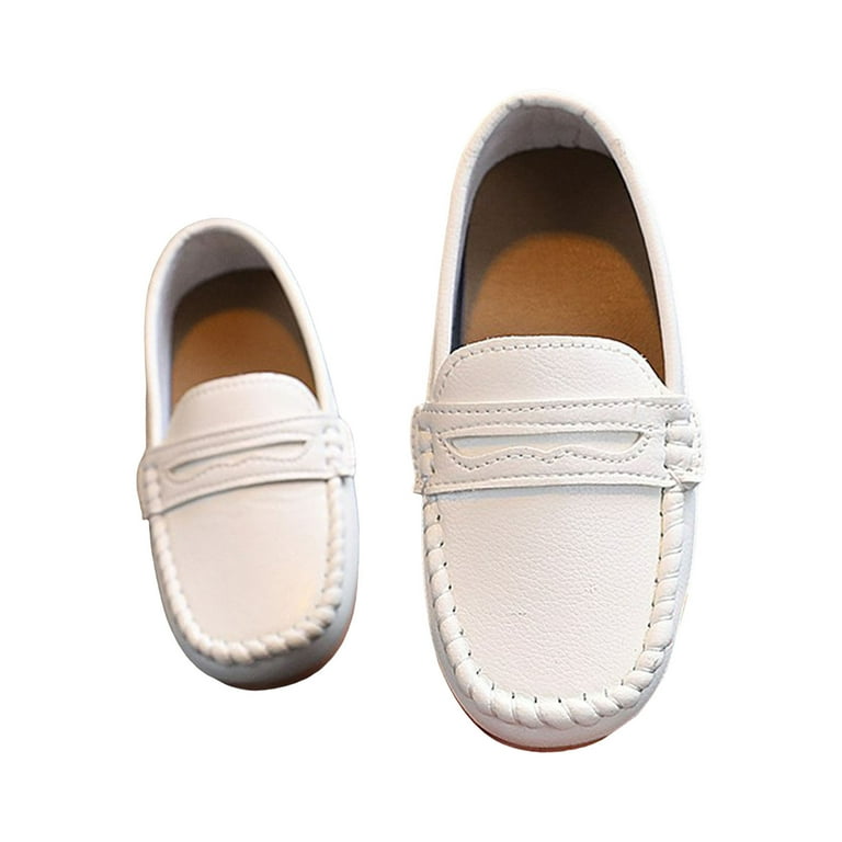 Gubotare Toddler Tuxedo Shoes Boys Girls Classic Lace-Up Dress