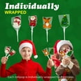 thumbnail image 3 of 4E's Novelty Christmas Lollipops Bulk 24 Pack Assortment - Santa, Reindeer, Snowman Suckers for Kids Holiday Lollipops Parties, 3 of 9