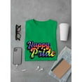 thumbnail image 3 of Happy Pride Bubblegum Text T-Shirt Men -Smartprints Designs, Male Large, 3 of 4