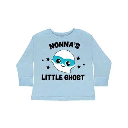 

Inktastic Cute Nonna s Little Ghost with Stars Gift Toddler Boy or Toddler Girl Long Sleeve T-Shirt