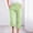 Green#1, variant on CheerKidz Capri Pants for Women's Summer Drawstring Elastic High Waist Casual Capris Straight Wide Leg Cotton Linen Loose Pants(Brown,L)