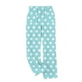 thumbnail image 2 of Hrsba Women's Printed Flannel Pajama Pants,Thickened Sleep Bottoms Elastic Waist Warm, 2 of 5