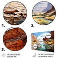 thumbnail image 3 of Designart "Scenic Splendor of Nevada s Canyons III" Landscapes Metal Art Print, 3 of 5