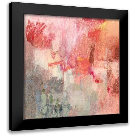 Borges, Victoria 12x12 Black Modern Framed Museum Art Print Titled - Incendies I