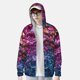 thumbnail image 2 of Balery Heart Confetti on Glitter Sudadera ligera de manga larga con capucha y protección solar UPF 50+ para hombre y mujer, ideal para pesca y running-Medium, 2 of 7