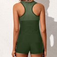 thumbnail image 3 of CNKOO Women Tankini Swimsuit Tummy Control Top With Shorts Two Piece Bathing Suit, 3 of 6