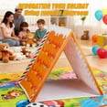 thumbnail image 2 of Gingerbread House Tent, Fun Christmas Gingerbread House Play Tent, Brown Christmas Sleepover Tents, Lightweight Detachable and Small Size for Kids Home Indoor Xmas Holiday Party(01,2pcs), 2 of 10