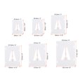 thumbnail image 2 of Unique Bargains 5 Inch Letter Number Stencils 5' Width Reusable Alphabet Numbers Symbol Templates Set , White 42 Pack, 2 of 6