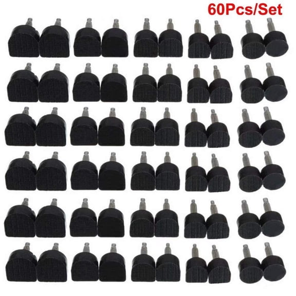 VGEBY 60PCS 5-Sizes High Heel Shoe Repair Tips Taps Pins Dowel Lifts Replacement