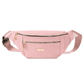 thumbnail image 1 of Sacs Banane pour Femmes Sac Banane à la Mode Résistant à l'Eau Sac Banane de Course pour Voyage Marche Randonnée, Rose, 1 of 5