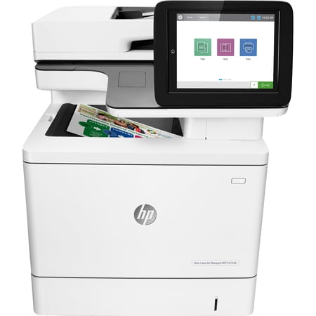 HP LaserJet Managed E57540 E57540dn Laser Multifunction Printer, Color