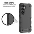 thumbnail image 3 of CoverON For Samsung Galaxy S24 Case, Military Grade Heavy Duty Rugged Phone Cover Grip, Black, 3 of 9