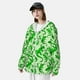 thumbnail image 3 of Fotbe Green Lizard Chaqueta con Protección Solar UPF 50+ para Hombre y Mujer, Camisa con Capucha y Bolsillos-Large, 3 of 7